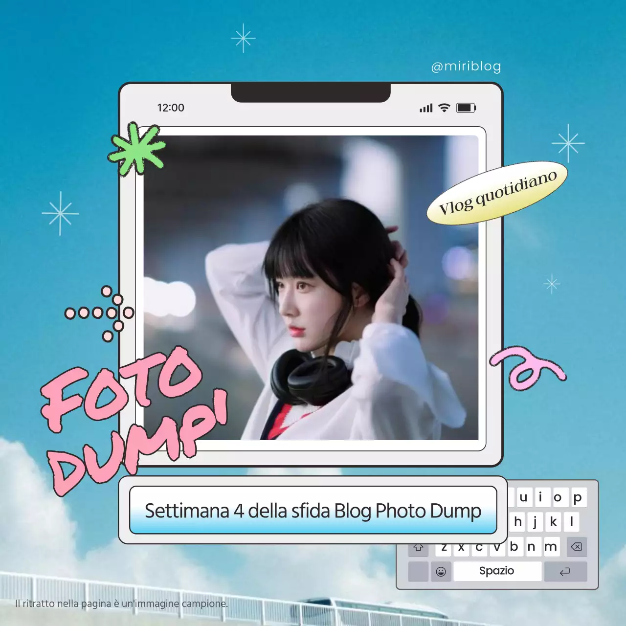 Promuovete il vostro blog in azzurro