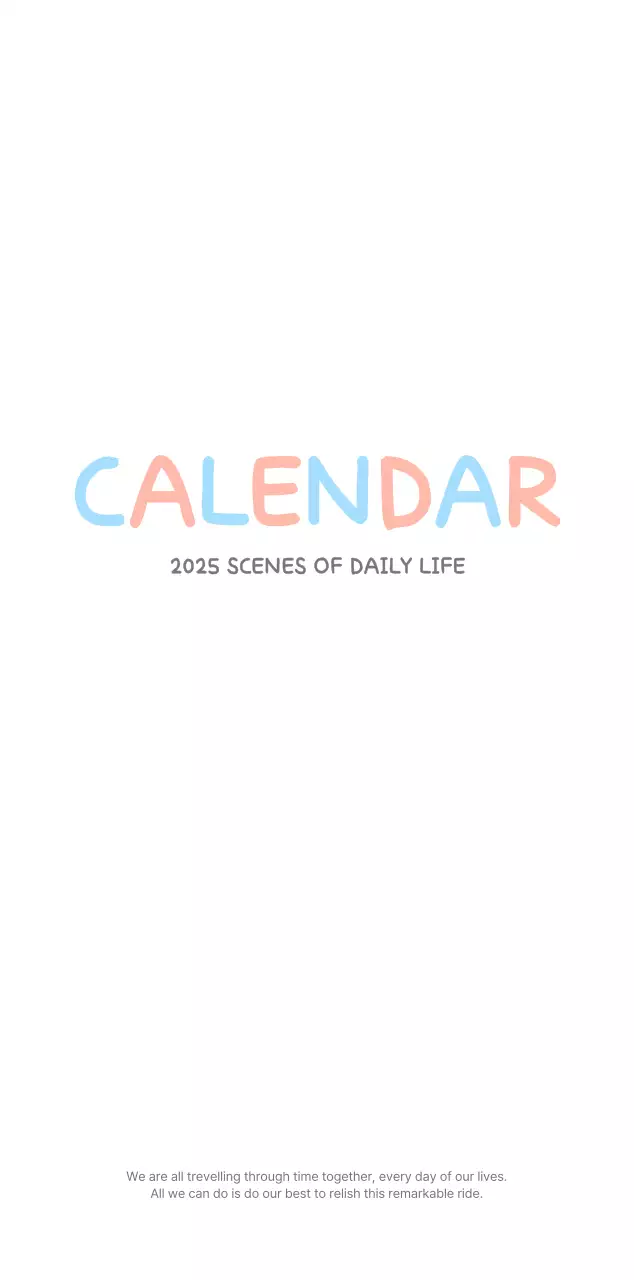 Cute calendars with cozy illustrations