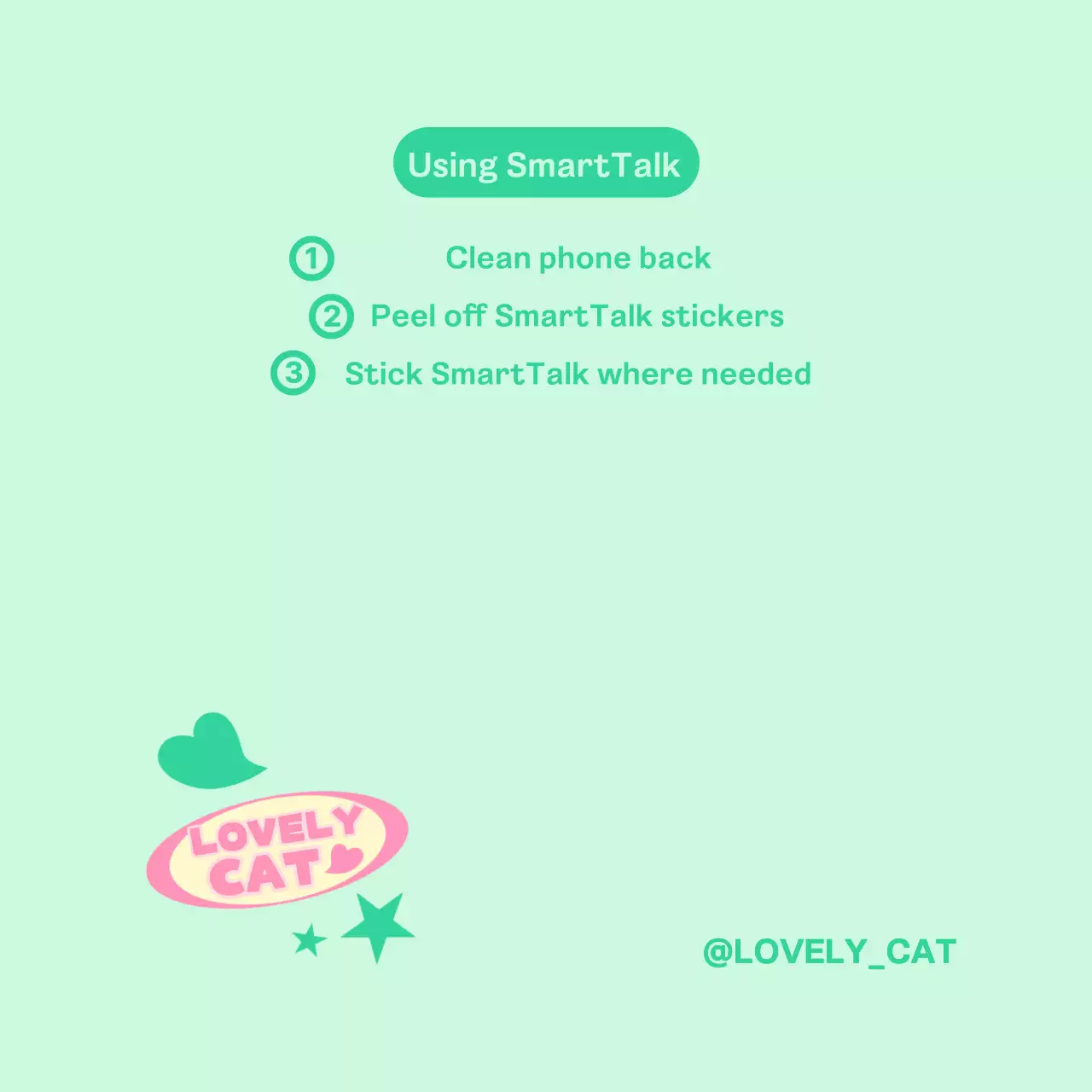 Wallpaper SmartTalk pastel yang kitsch