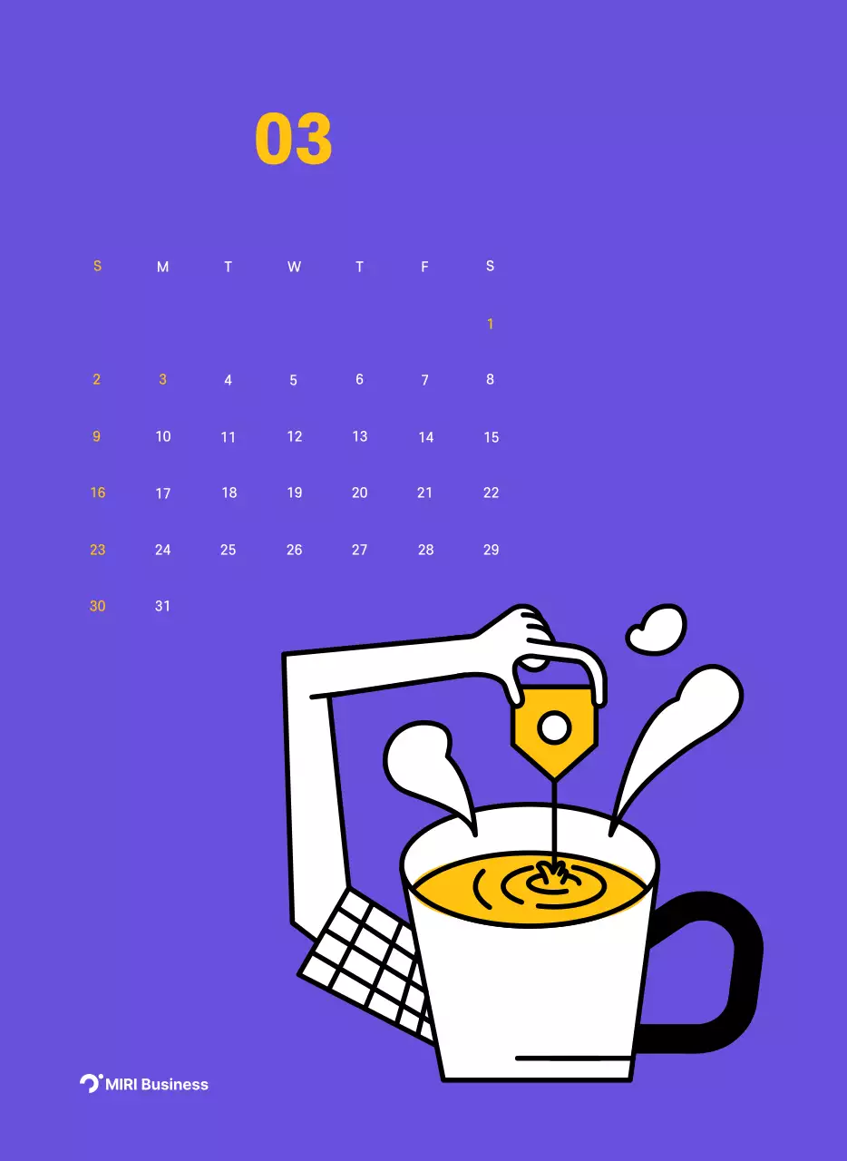 Illustration de lignes épurées sur fond violet