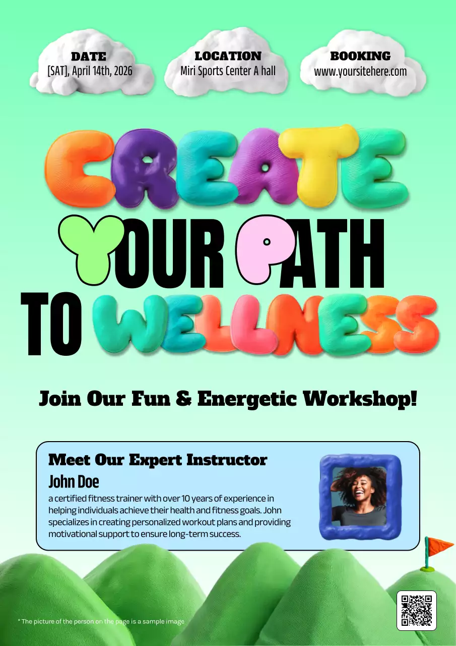 Mint Trendy Wellness Promotion Poster