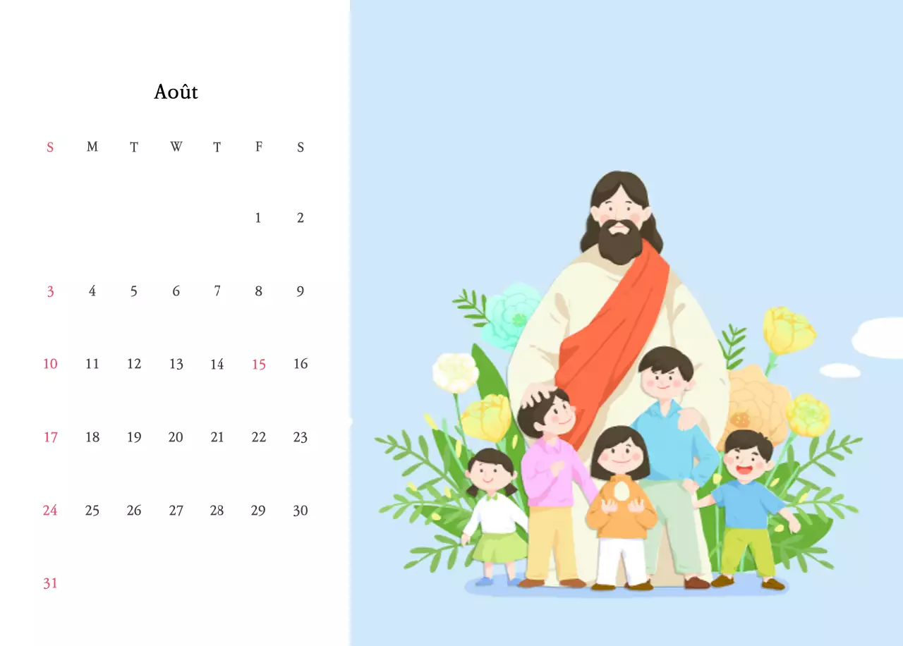 Des églises aux couleurs chaudes et des illustrations mignonnes