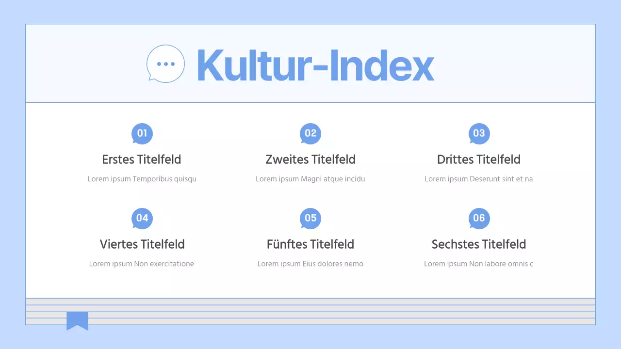 Ein Leitfaden für ein einfaches, hellblaues Buch über Unternehmenskultur