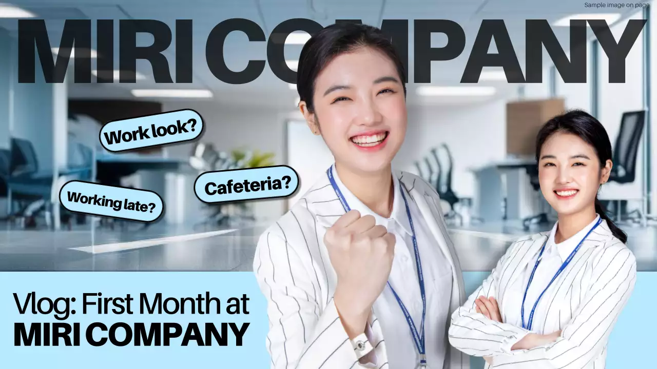 About the Light Blue Modern Workplace vlog