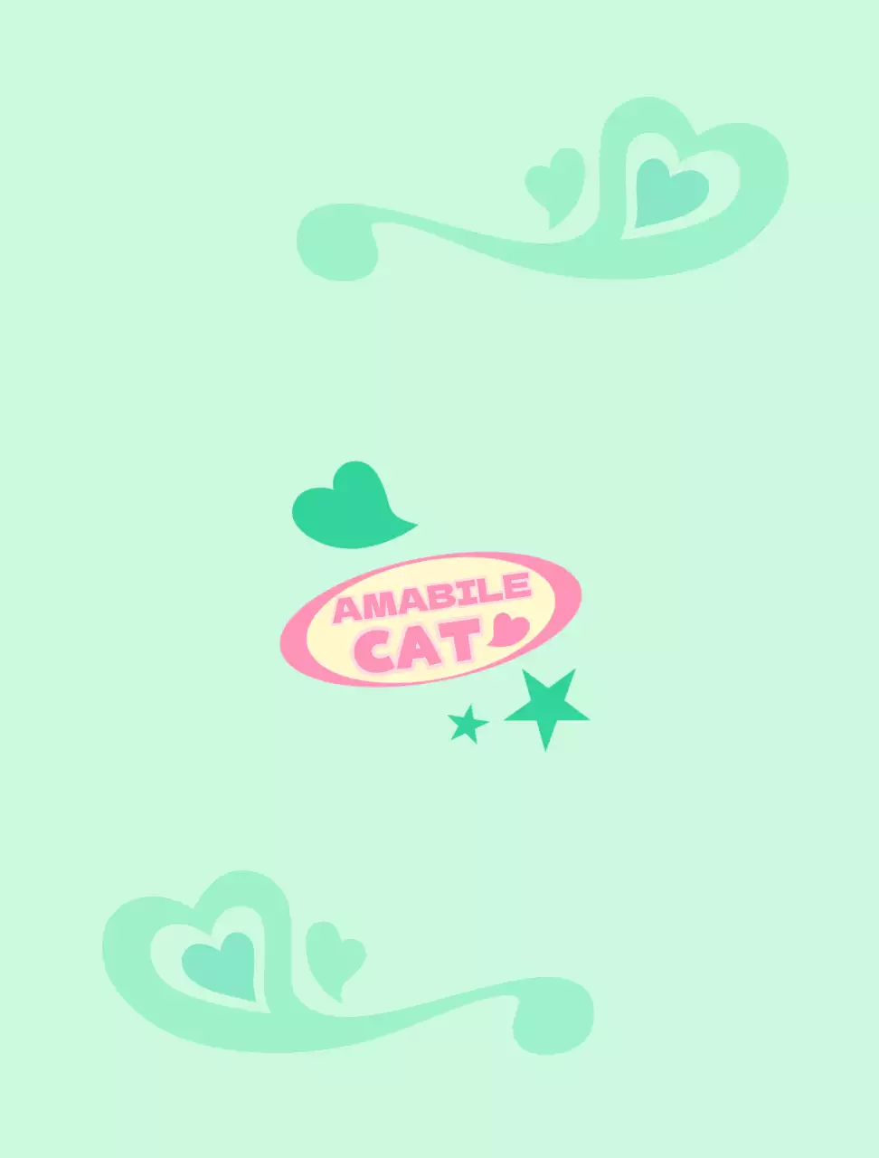 Carta da parati pastello e kitsch per oggetti di scena