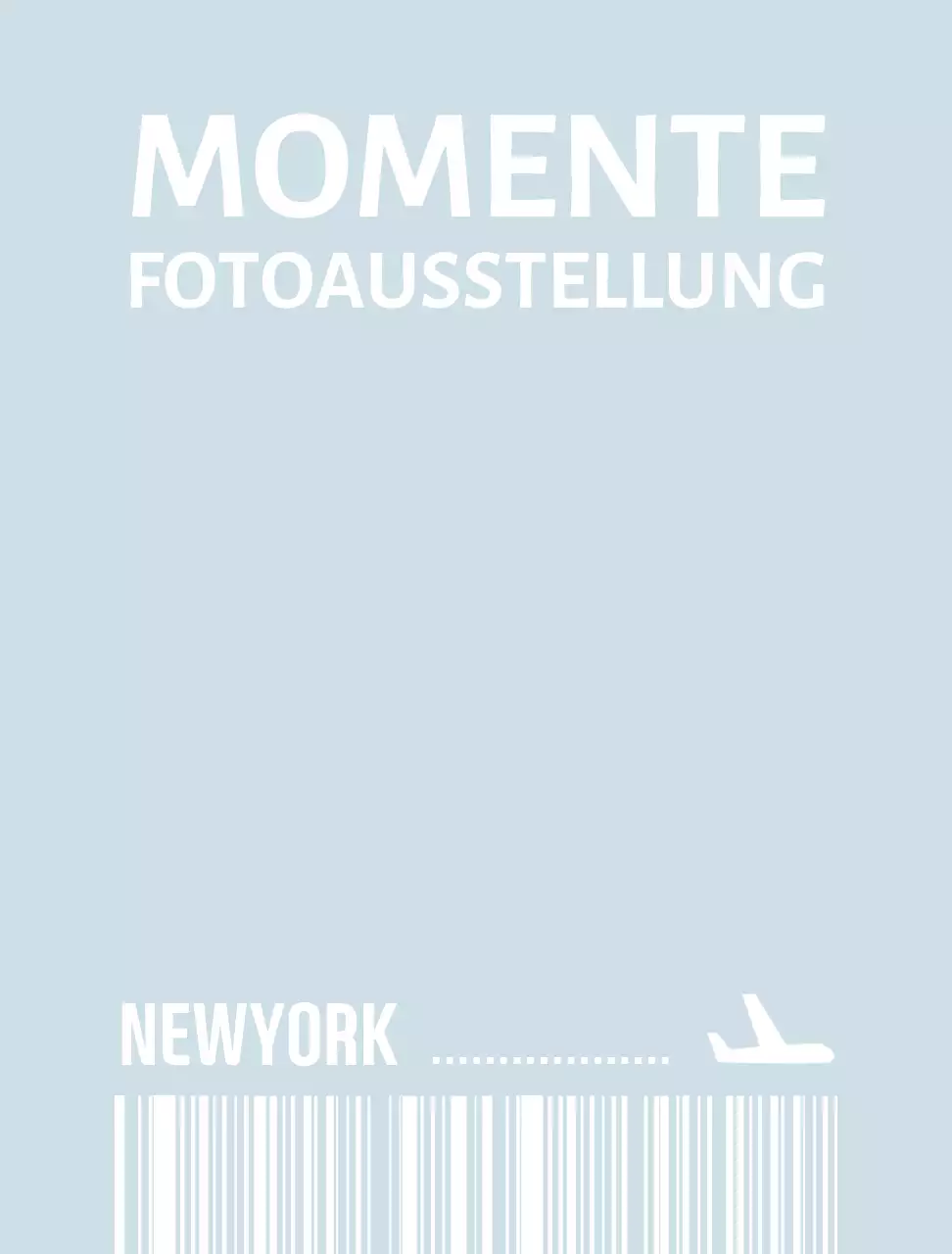 Einfaches Lesezeichen in Form eines Flugtickets als Verpackungstapete