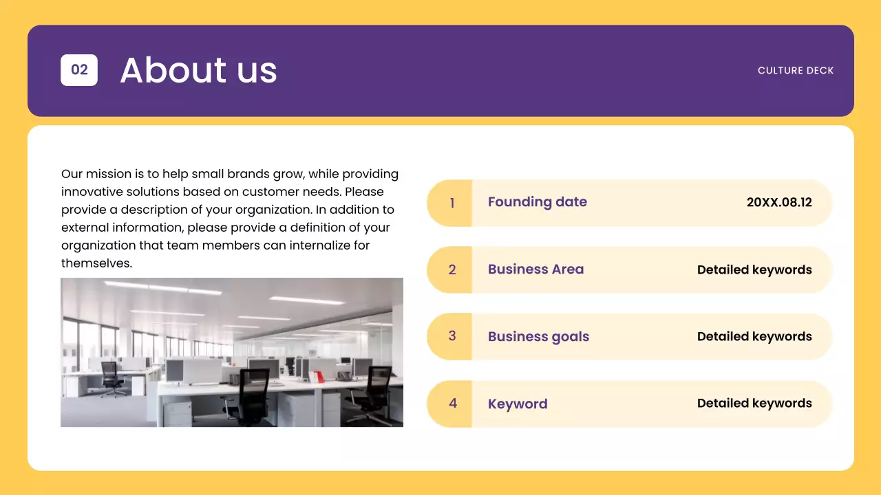 Yellow Modern Work Guide Presentation