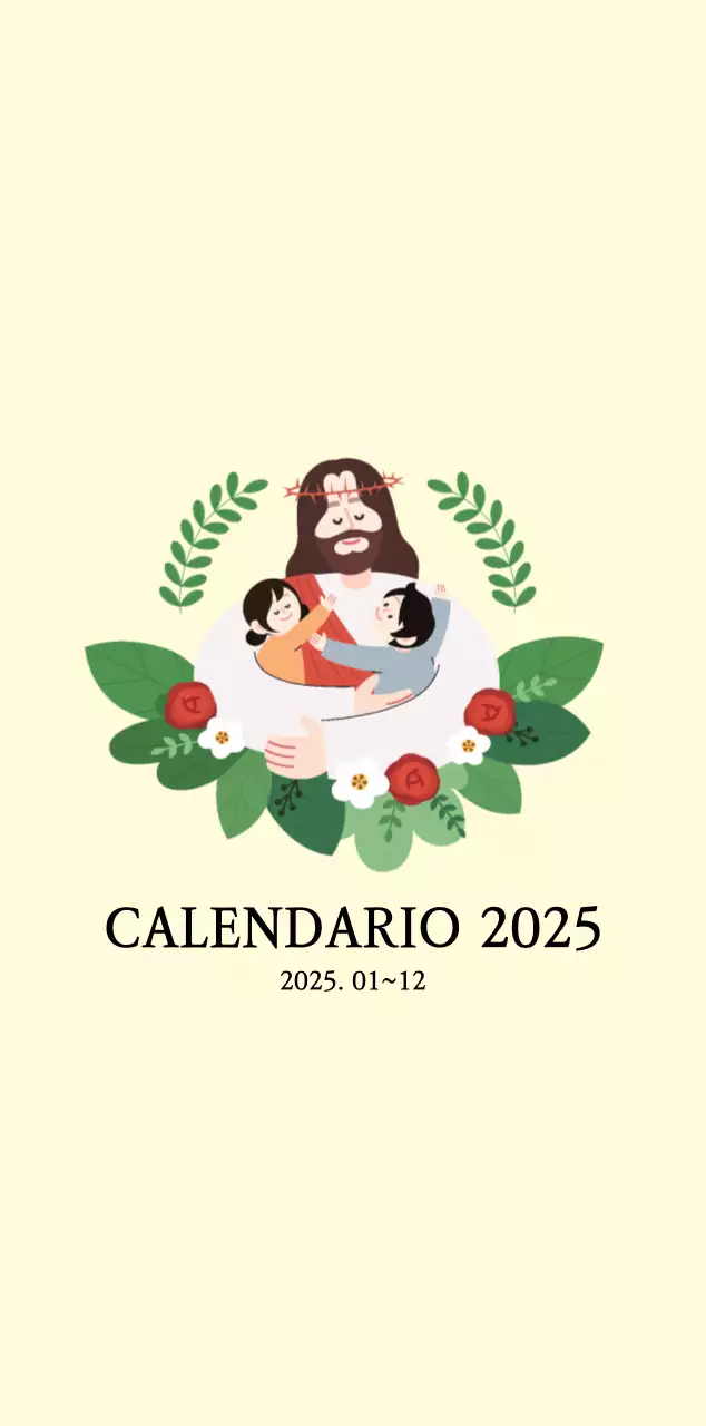 Colori caldiChiese con simpatiche illustrazioni