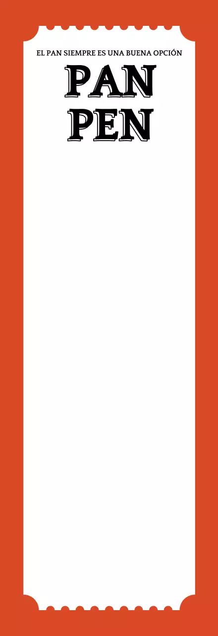 Papel pintado de Bakery Ticket Pen Merchandise