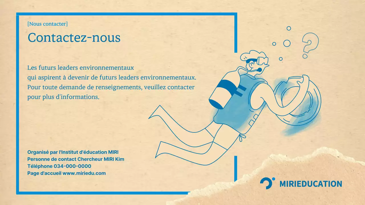 Cartographes environnementaux propres, bleus et bruns