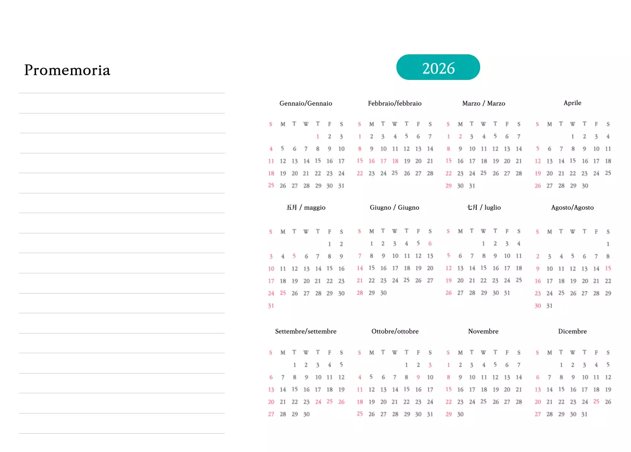 Colori caldiChiese con simpatiche illustrazioni