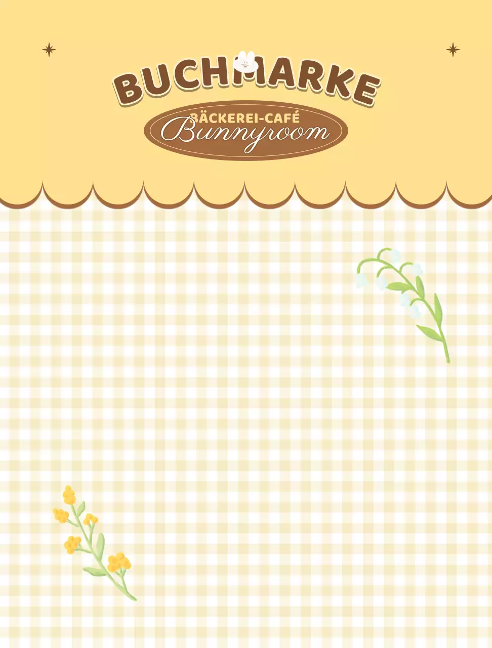 Niedliche Buntstift Illustration einer Bäckerei Lesezeichen Hintergrundbilder