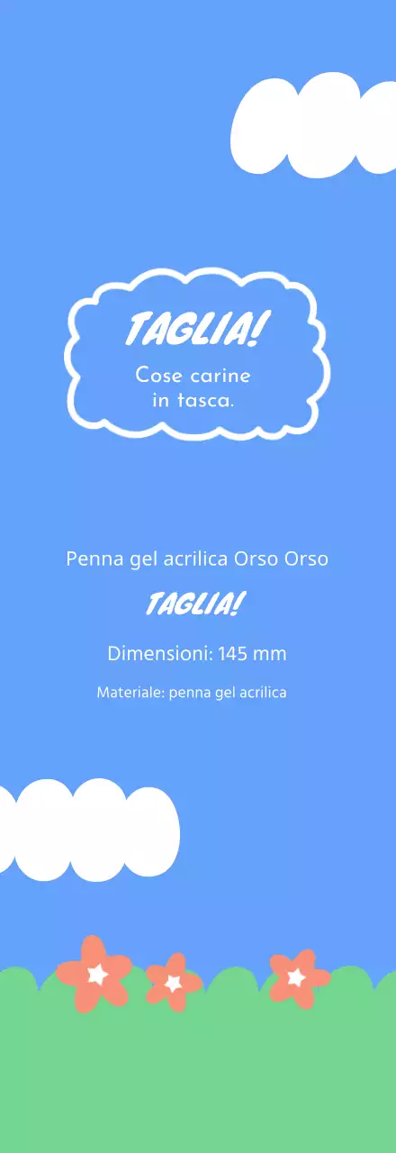 Carina la carta da parati lunga a forma di puntello in blu