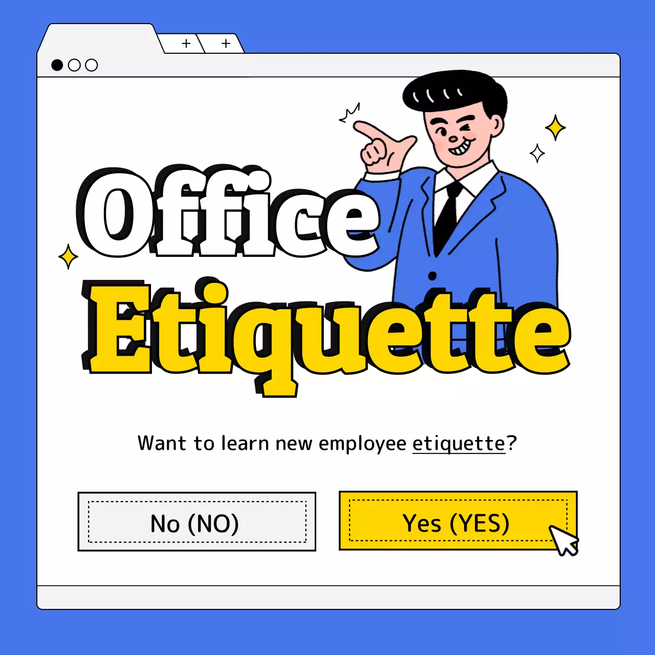 파랑의 심플한 신입사원 직장 매너 교육자료