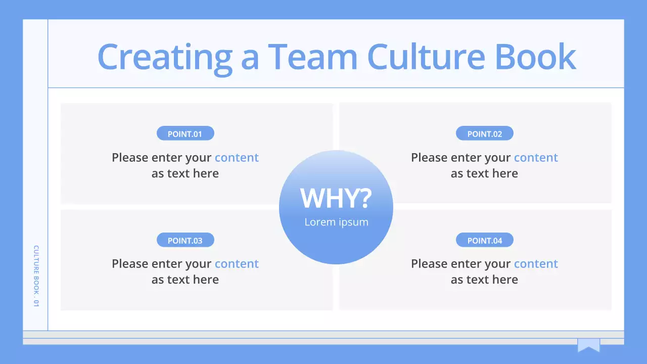Blue Minimal Company Guide Presentation