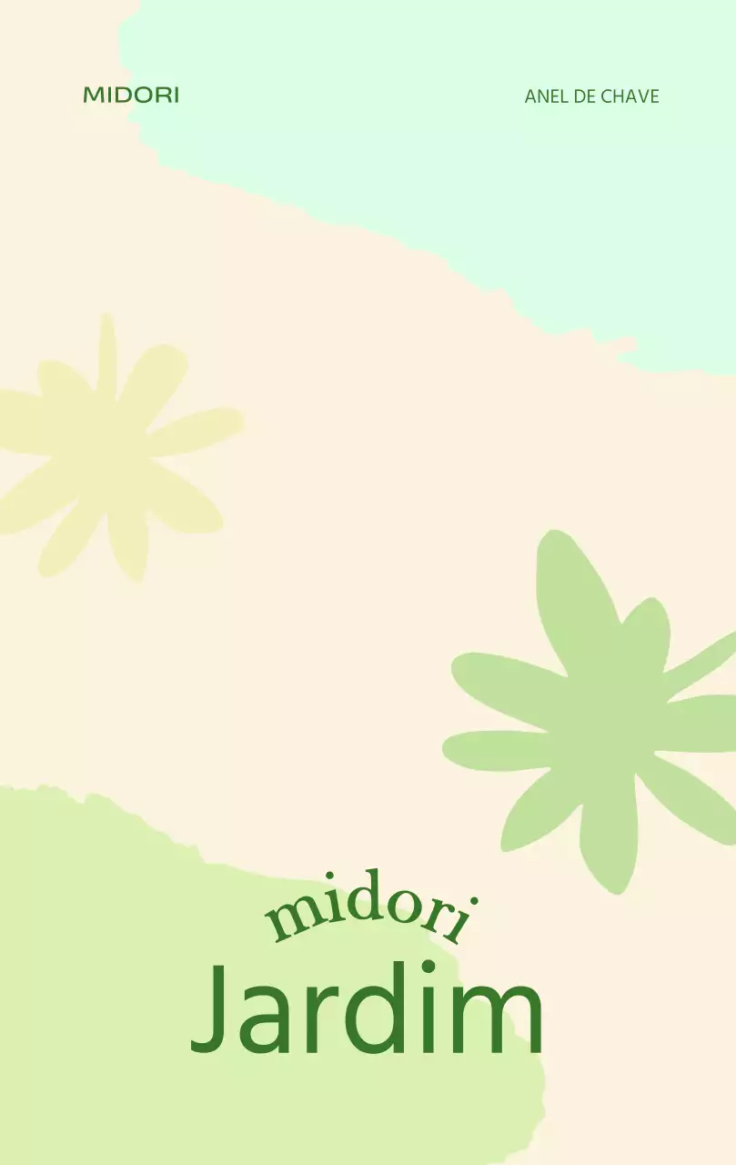 Mercadoria para porta-chaves com fundo de um jardim botânico amigo do ambiente