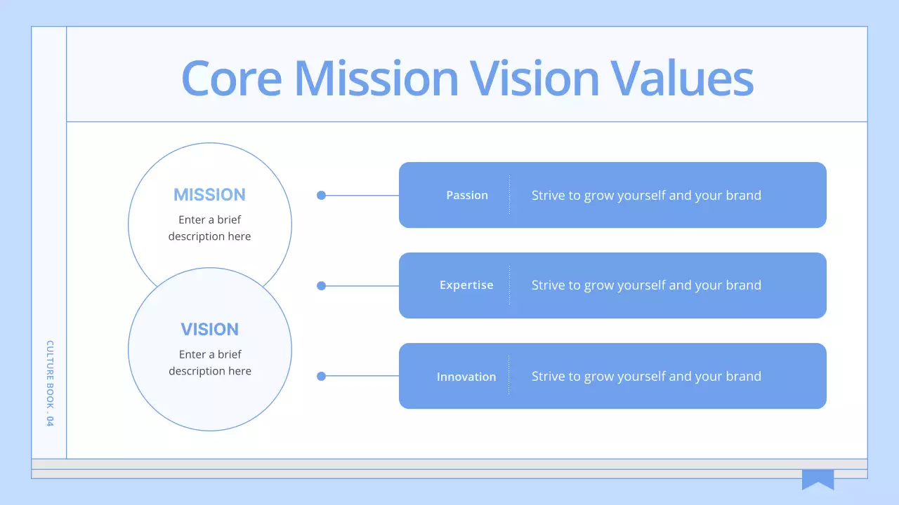 Blue Minimal Company Guide Presentation