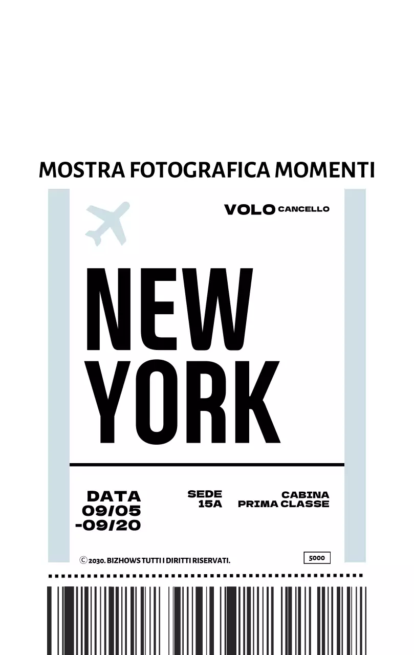 Semplice biglietto aereo a forma di portachiavi con carta da parati