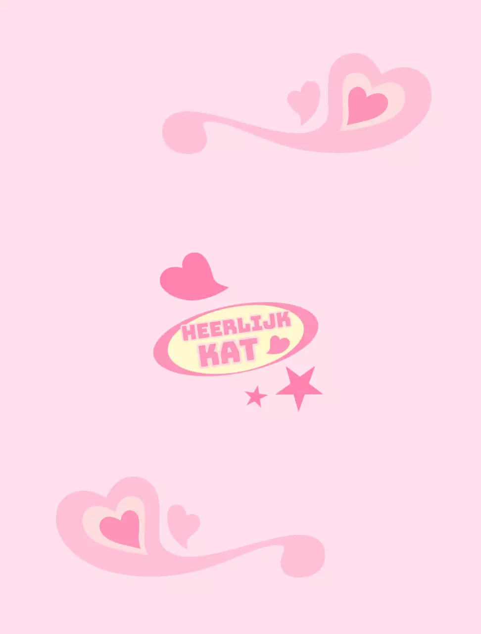 Pastel, kitscherig propbehang