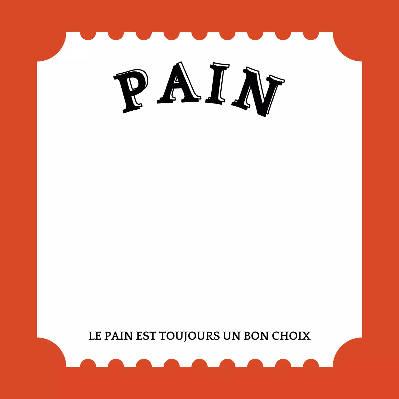 Bakery Ticket Pin Button Merchandise Fond d'écran