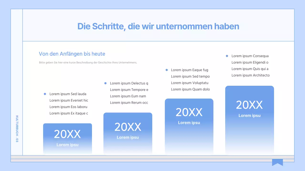 Ein Leitfaden für ein einfaches, hellblaues Buch über Unternehmenskultur