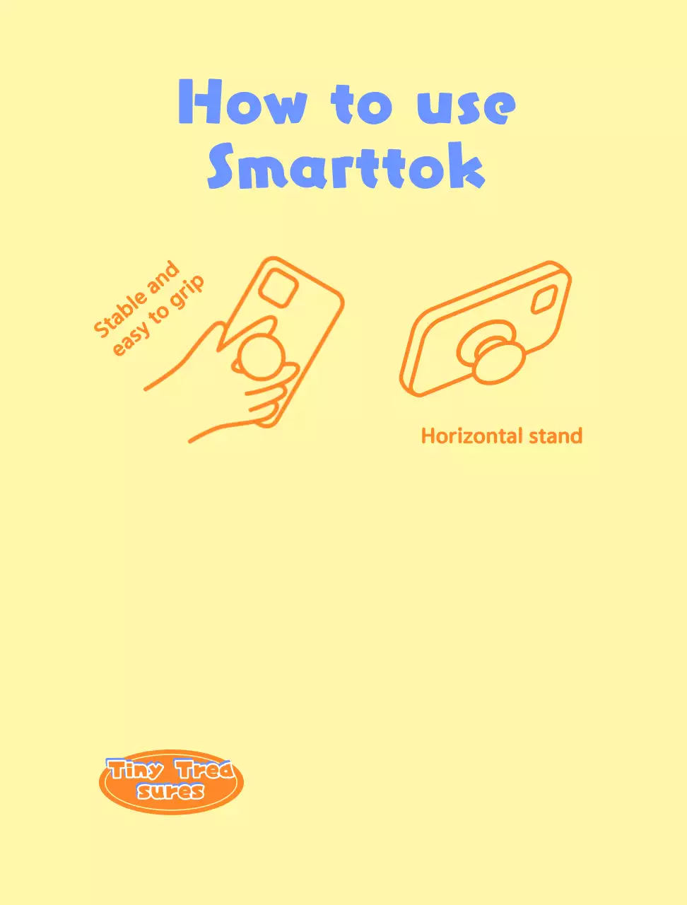 キュートでキッチュなグッズ小道具ショップのスマートトークの背景紙