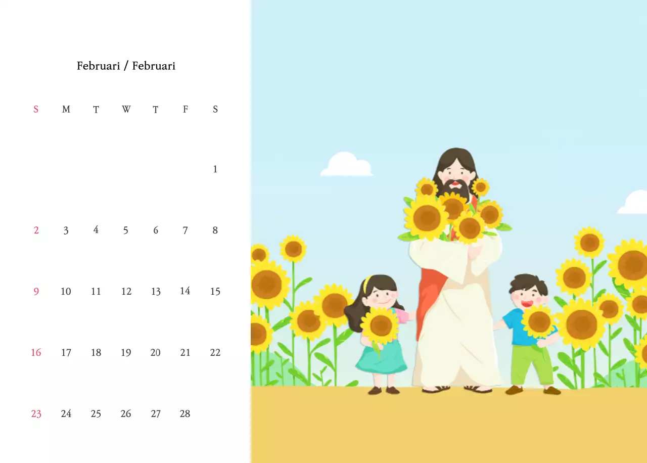 Warme kleurenKerken met schattige illustraties