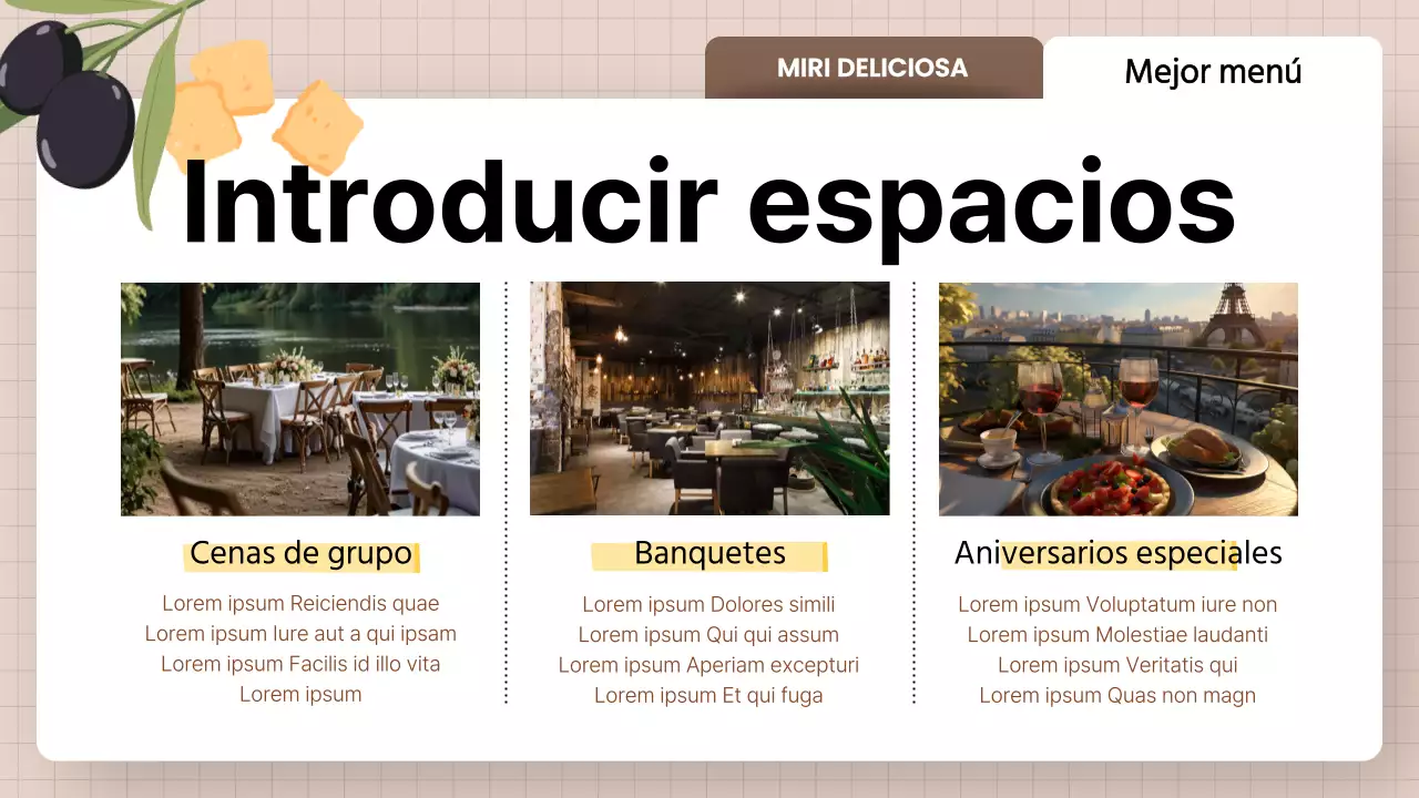 Promocionar los productos amarillos limpios para restaurantes
