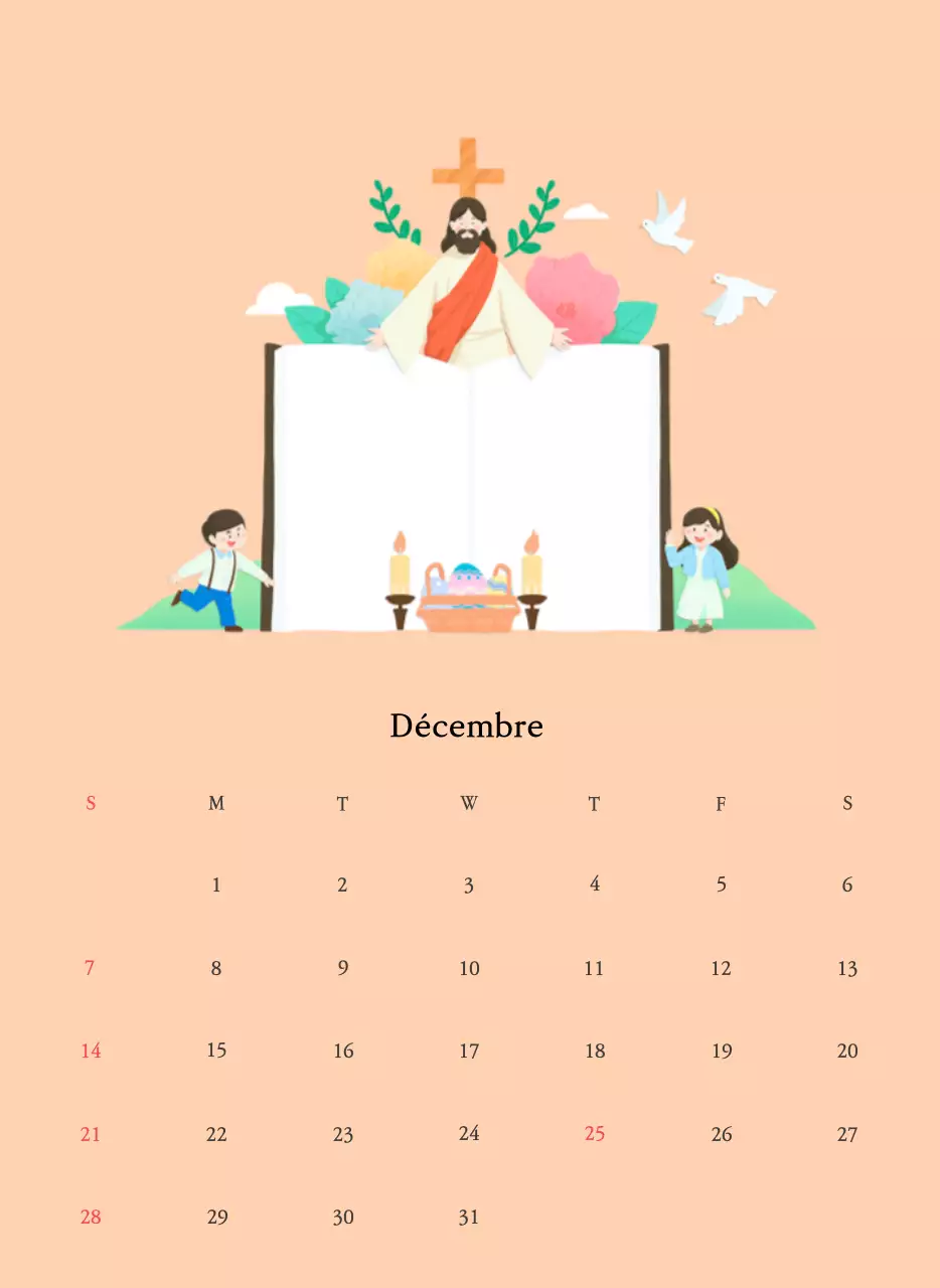 Des églises aux couleurs chaudes et des illustrations mignonnes