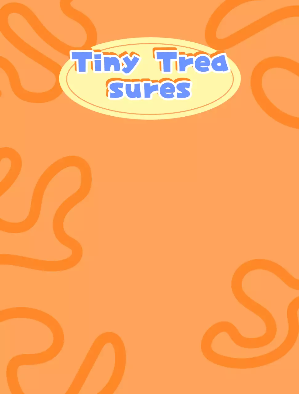 キュートでキッチュなグッズ小道具ショップのスマートトークの背景紙