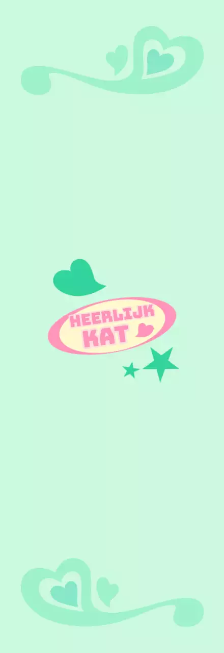 Pastel, kitscherig prop lang behang