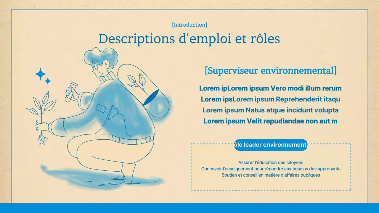 Cartographes environnementaux propres, bleus et bruns