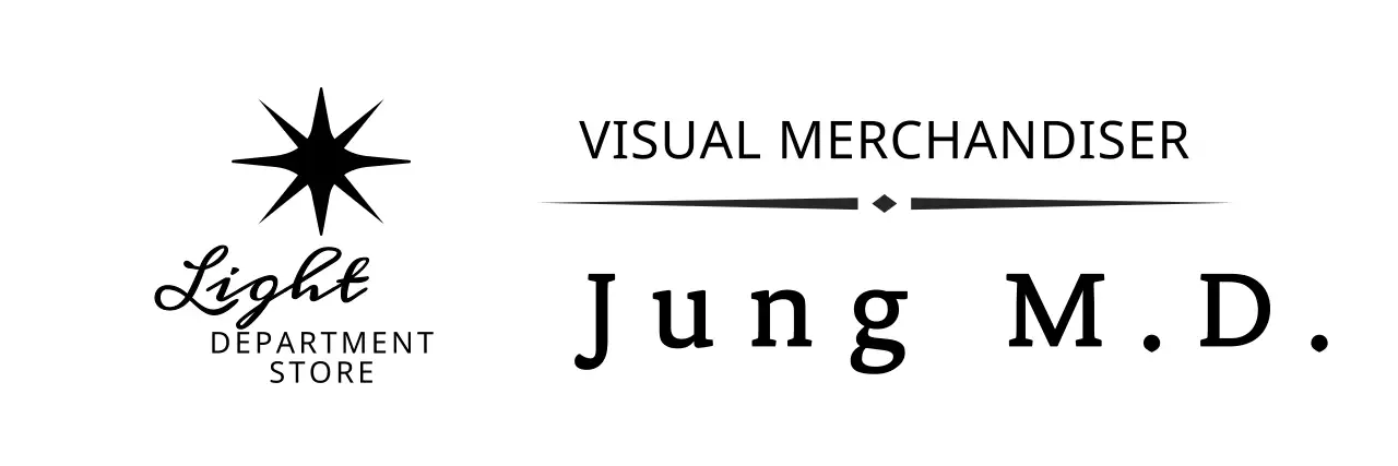 Luxury department store name tags