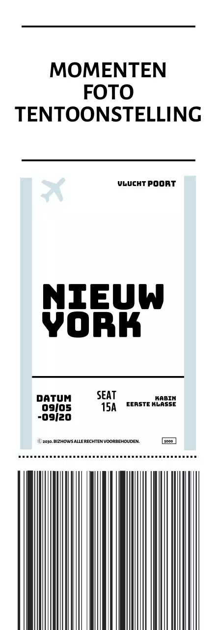 Penverpakking behang in de vorm van een eenvoudig vliegticket