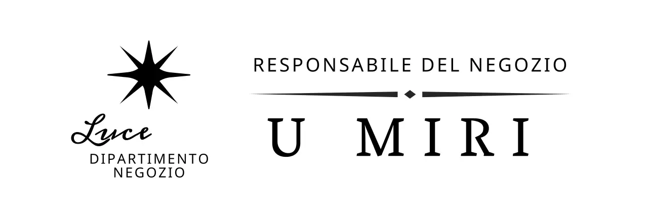 Targhette per grandi magazzini di lusso