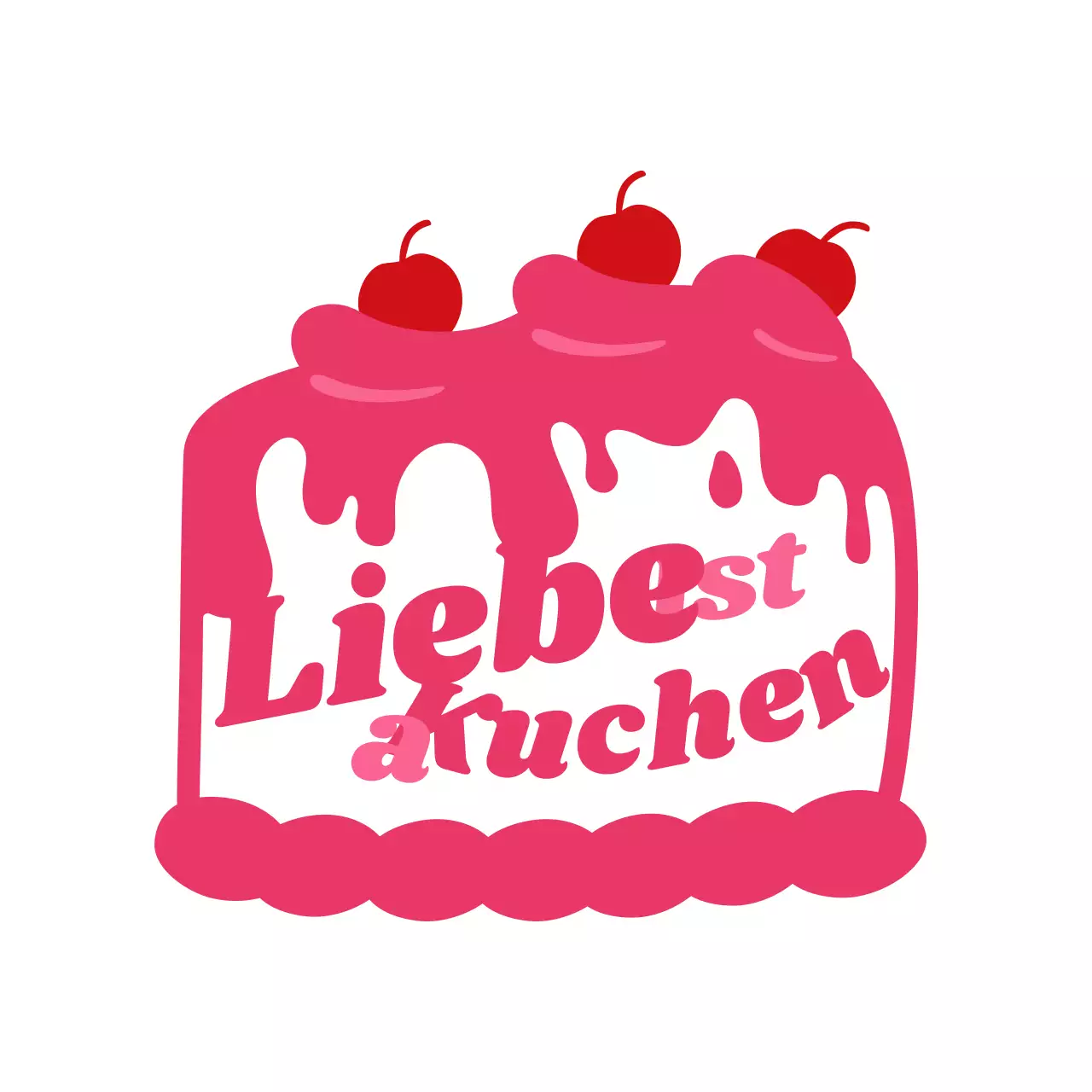 Hübsche Lunchbox mit Tortenlogo und kitschigem Touch