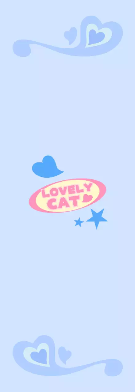 Pastel, kitschy prop long wallpaper