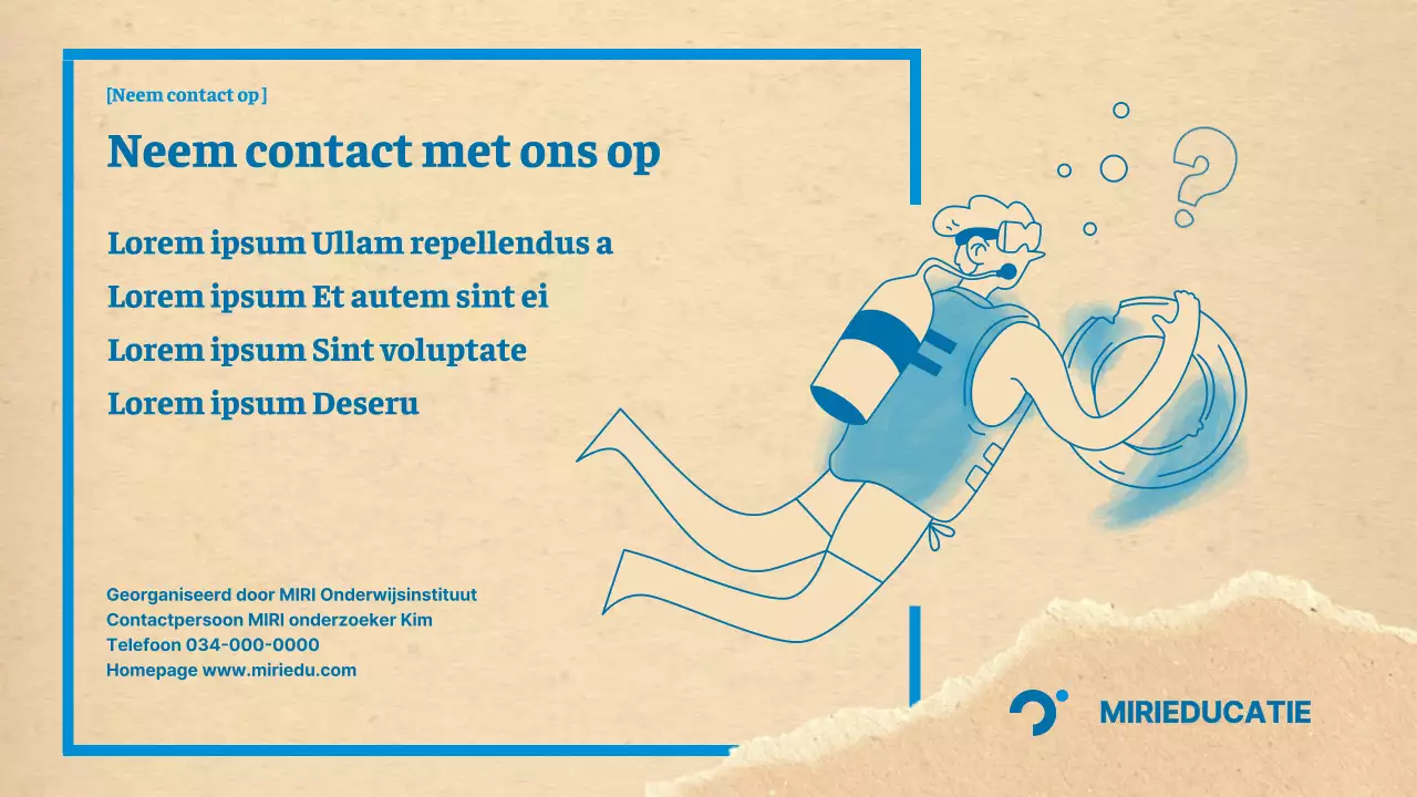 Schone, blauwe en bruine milieumappers