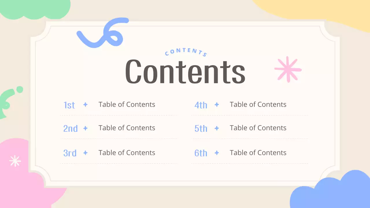 다채로운 현대 템플릿 프레젠테이션