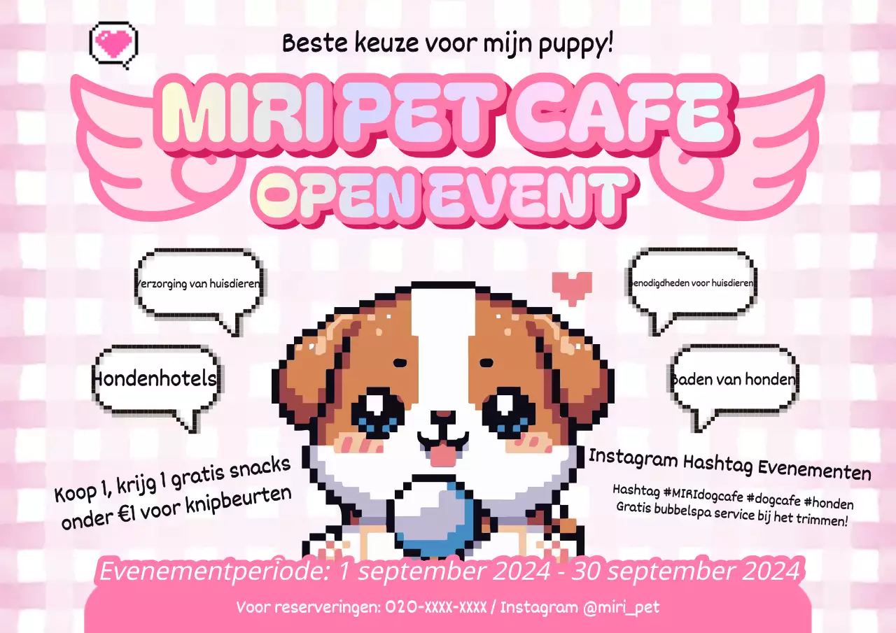 Roze knuffeldieren promoten