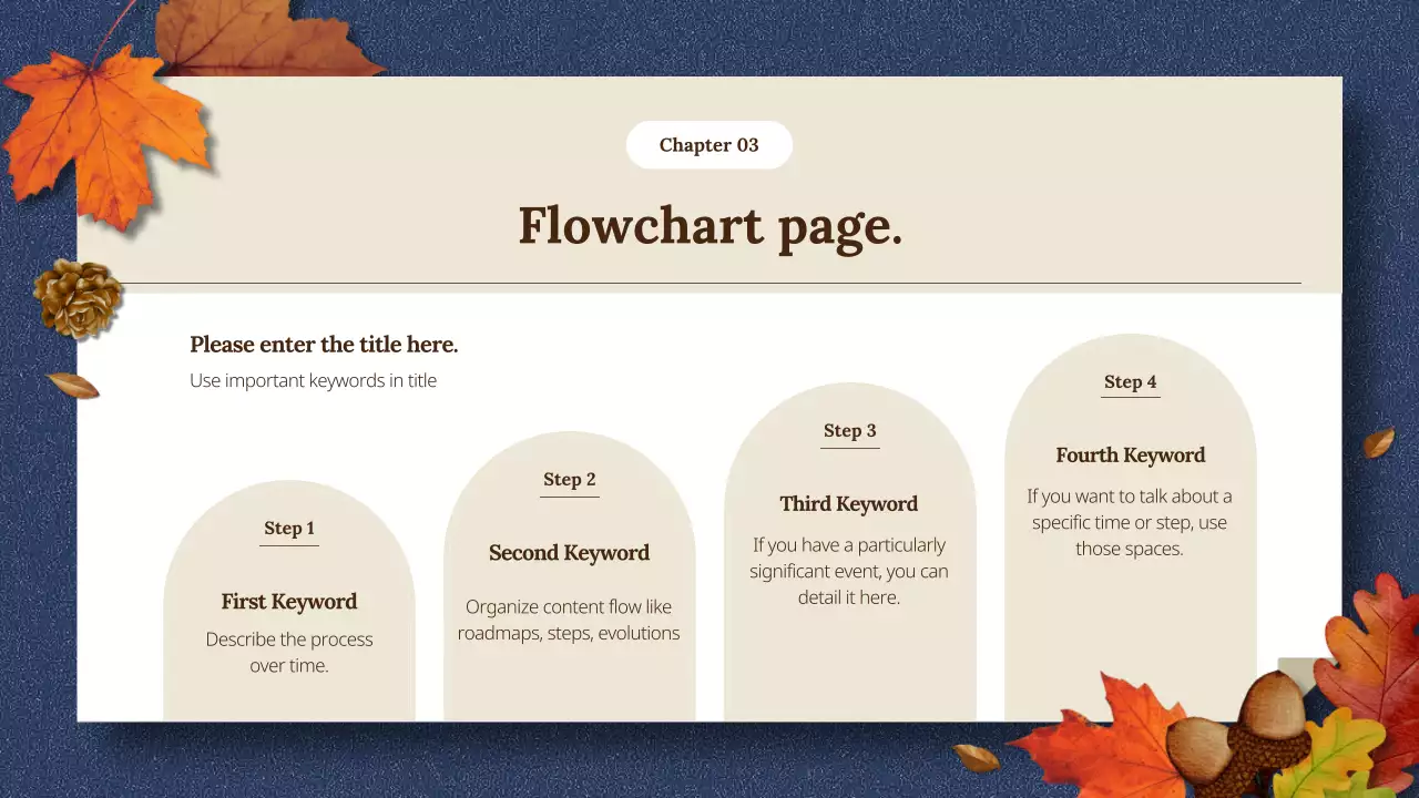 Green Elegant Autumn Presentation