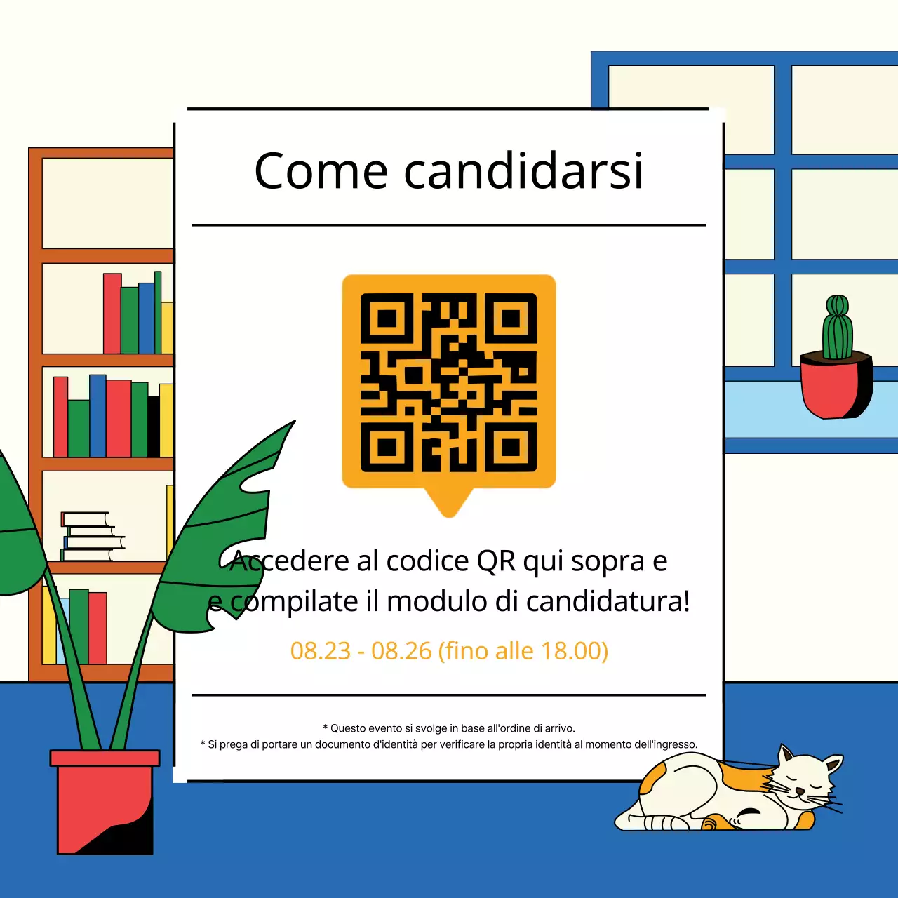 Promuovere un party kitsch giallo e verde per i giovani in rete.