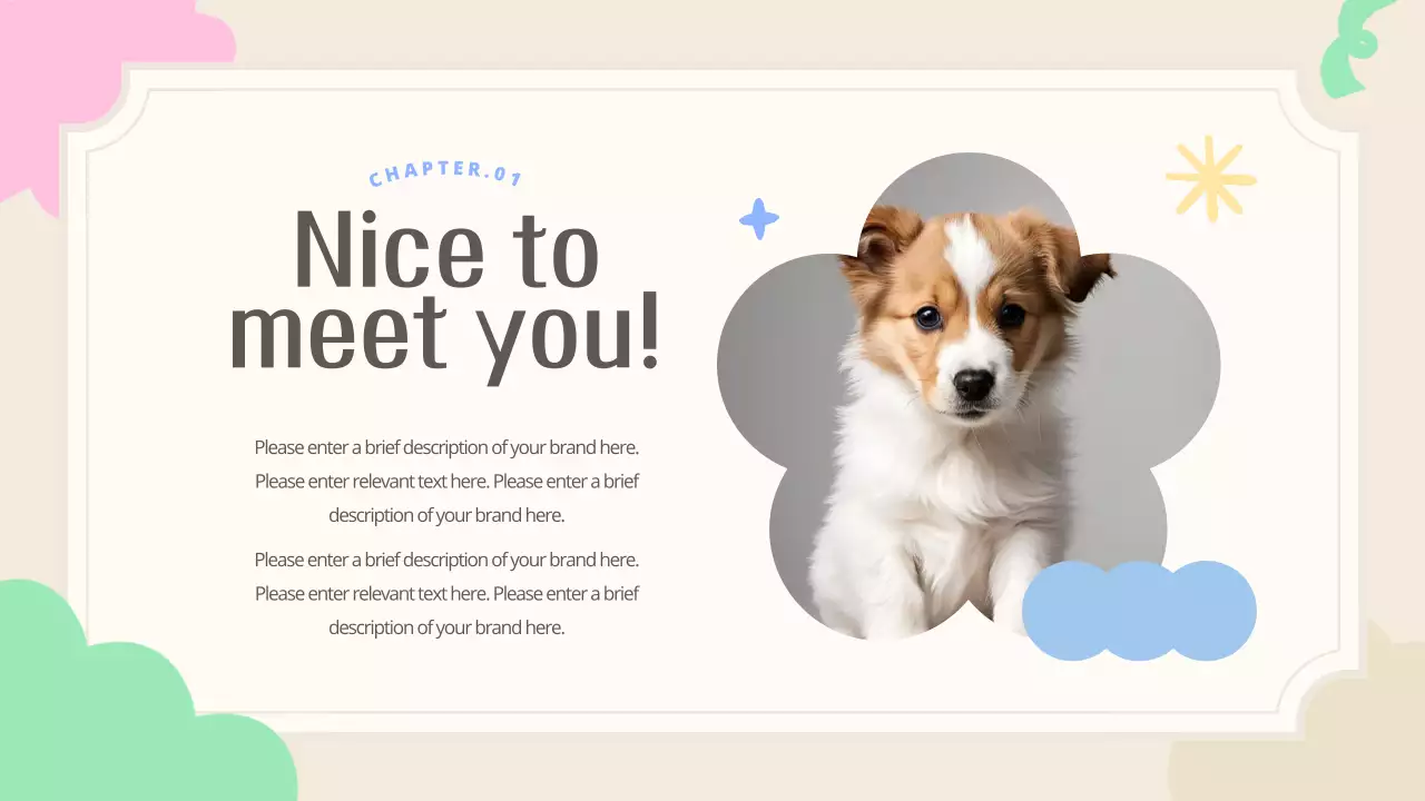 다채로운 현대 템플릿 프레젠테이션