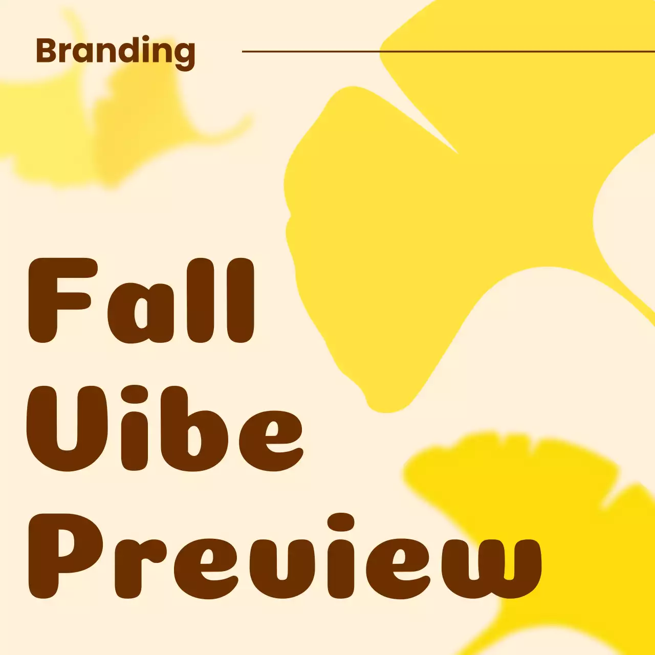 Yellow Retro Fall Promotion Instagram Carousel