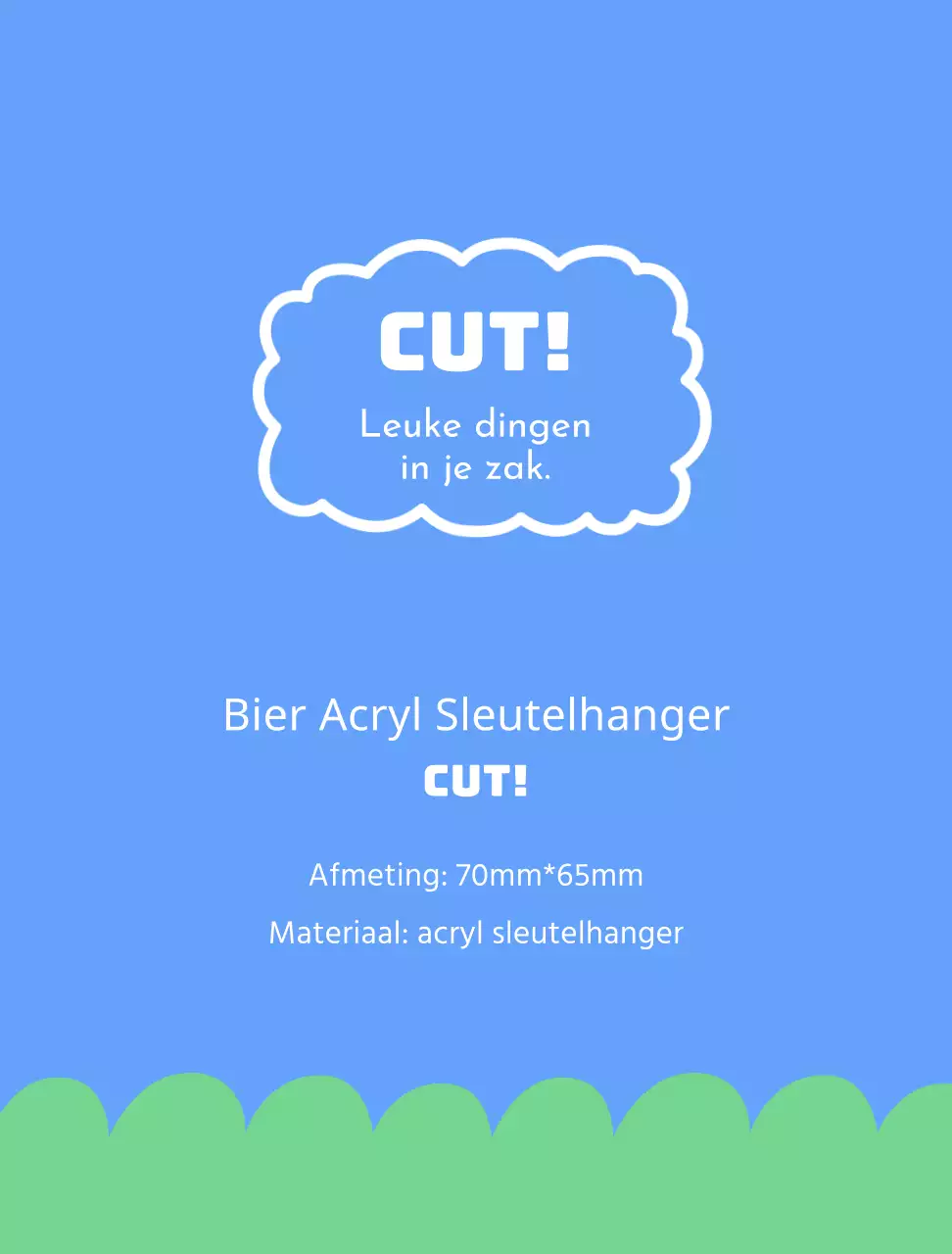 Schattig rekwisietenbehang in blauw