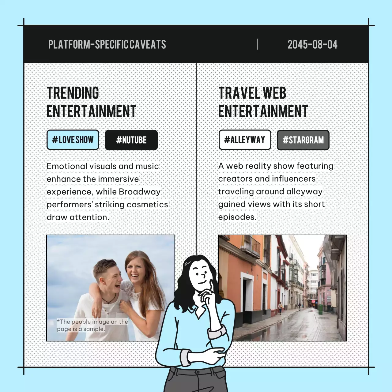 Blue Modern Marketing Newsletter Instagram Carousel