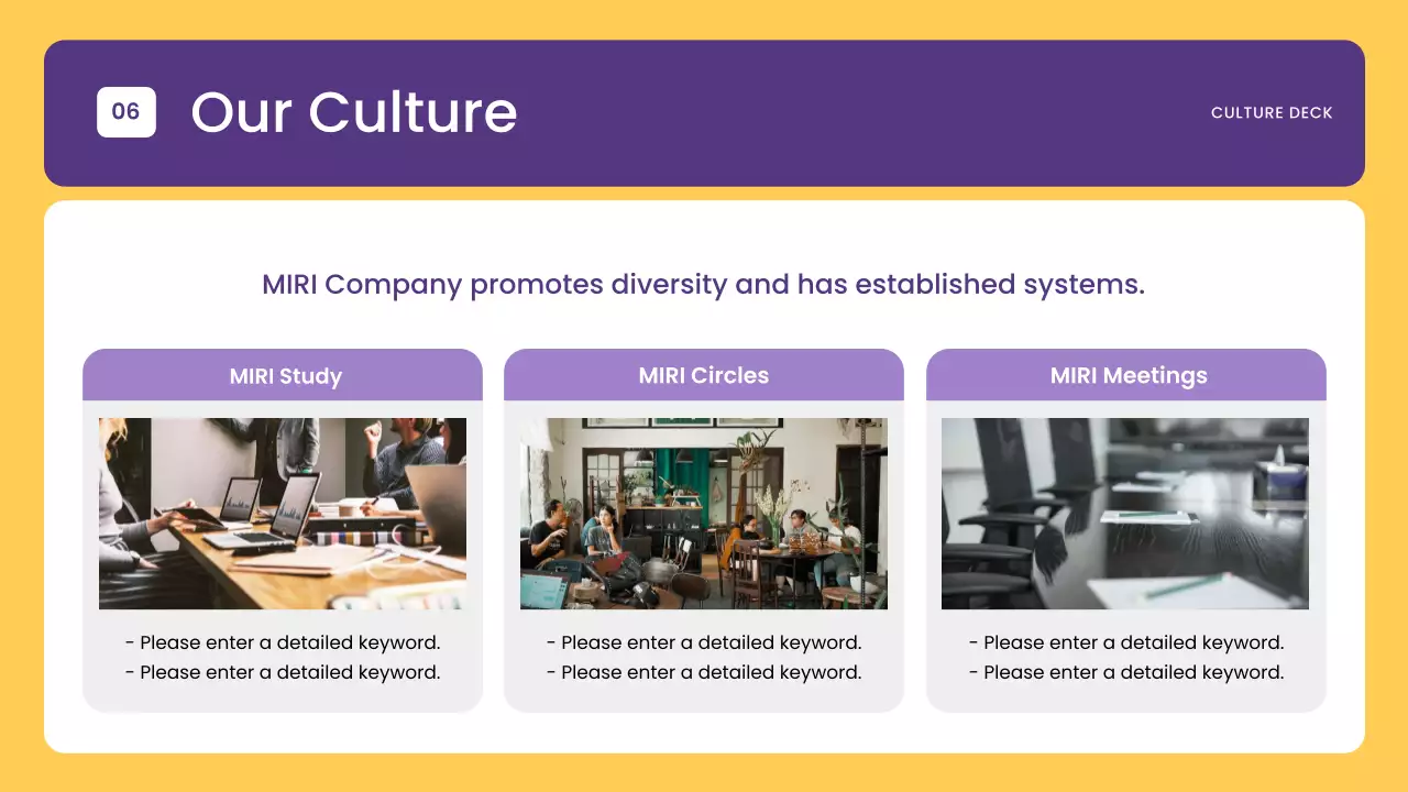 Yellow Modern Work Guide Presentation