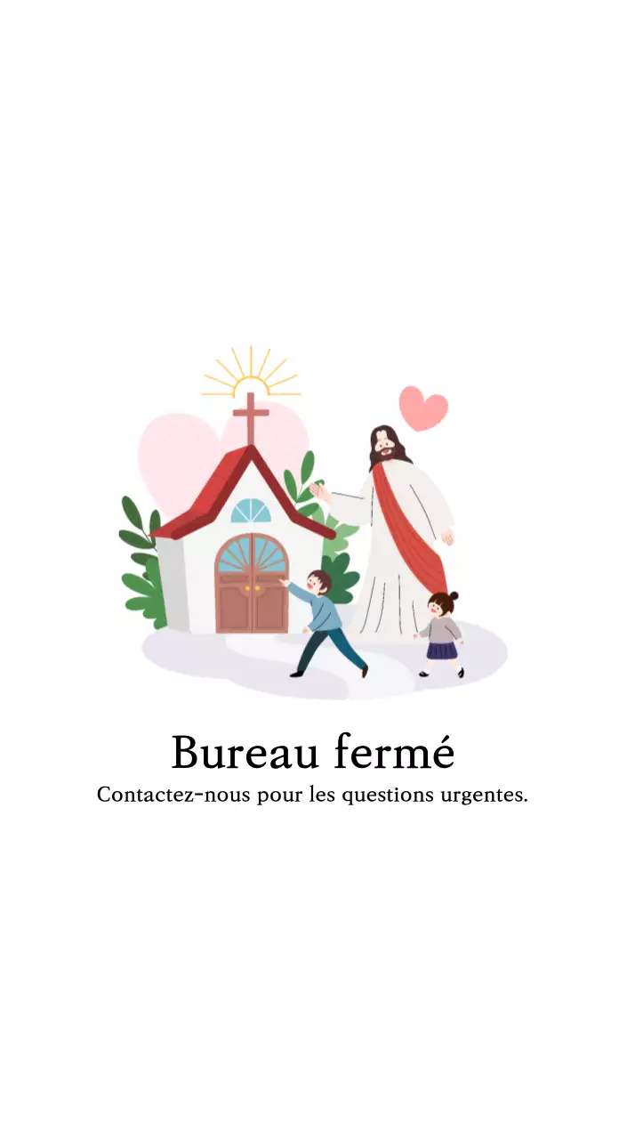 Des églises aux couleurs chaudes et des illustrations mignonnes