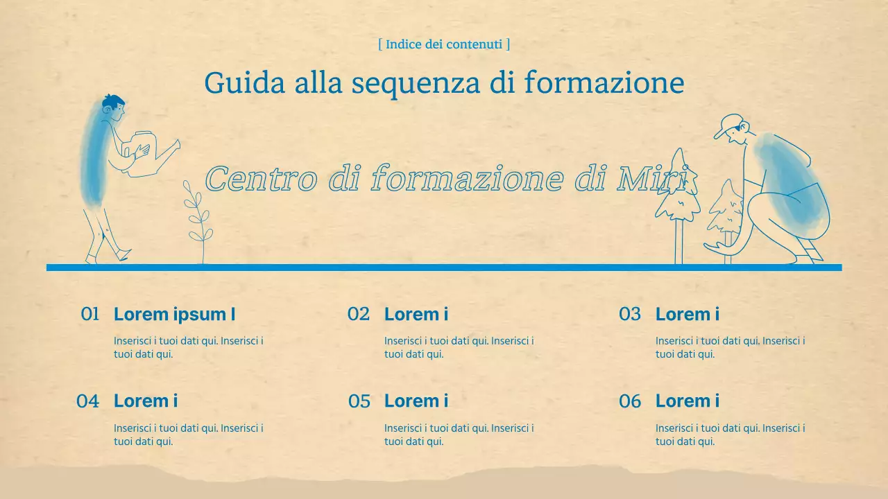 Mappatori ambientali puliti, blu e marroni