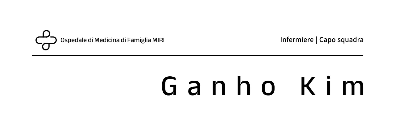 Cartellini ospedalieri a linee semplici